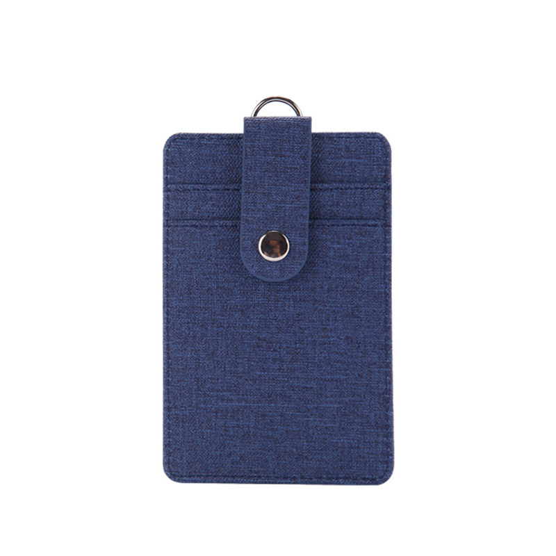 Custom Logo PU leather anti-theft buckle ID case | Premium Corporate Gifts and Custom Gifts