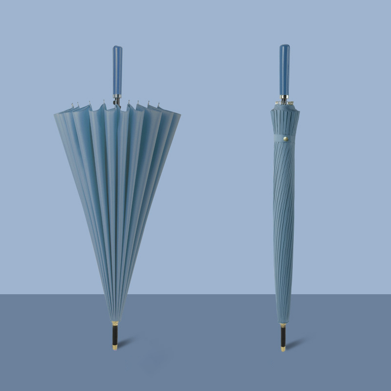 Custom Logo 24-bone straight pole long-handled umbrella | Premium Corporate Gifts and Custom Gifts