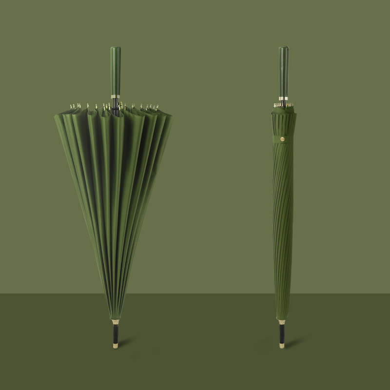 Custom Logo 24-bone straight pole long-handled umbrella | Premium Corporate Gifts and Custom Gifts