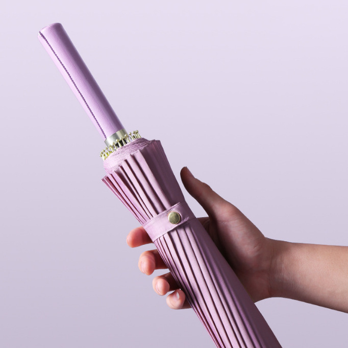 Custom Logo 24-bone straight pole long-handled umbrella | Premium Corporate Gifts and Custom Gifts