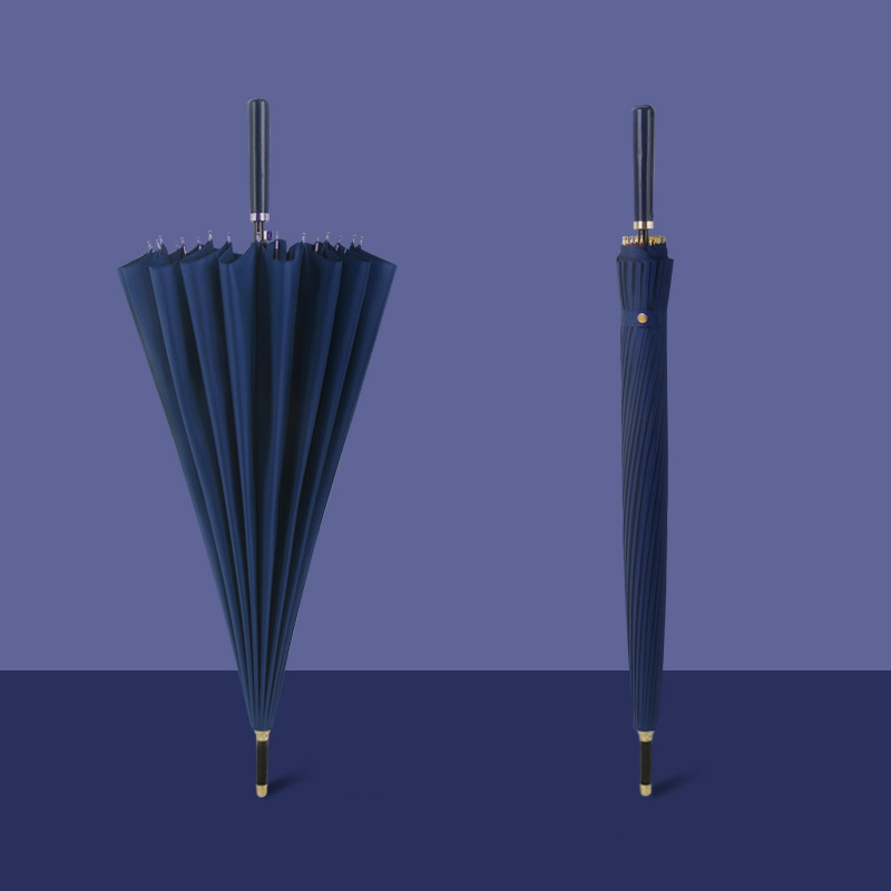 Custom Logo 24-bone straight pole long-handled umbrella | Premium Corporate Gifts and Custom Gifts