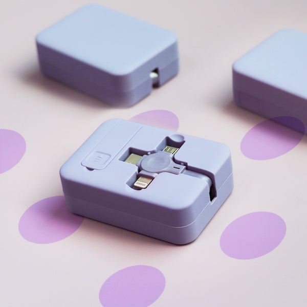 Custom Logo Multi-color mobile phone telescopic three-in-one data cable | Premium Corporate Gifts and Custom Gifts