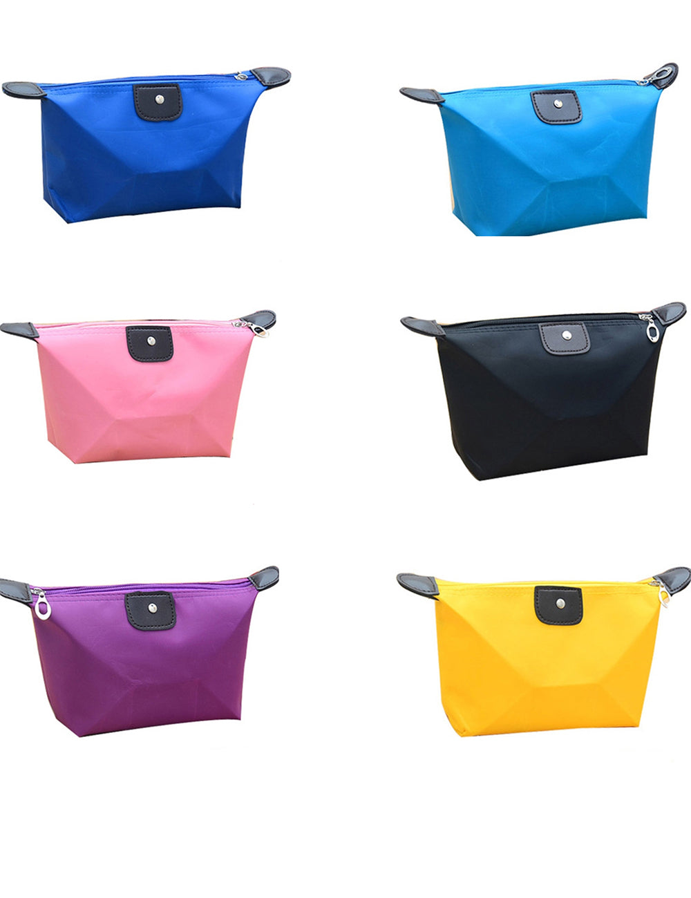 Custom Logo Multi-colored nylon makeup bag | Premium Corporate Gifts and Custom Gifts