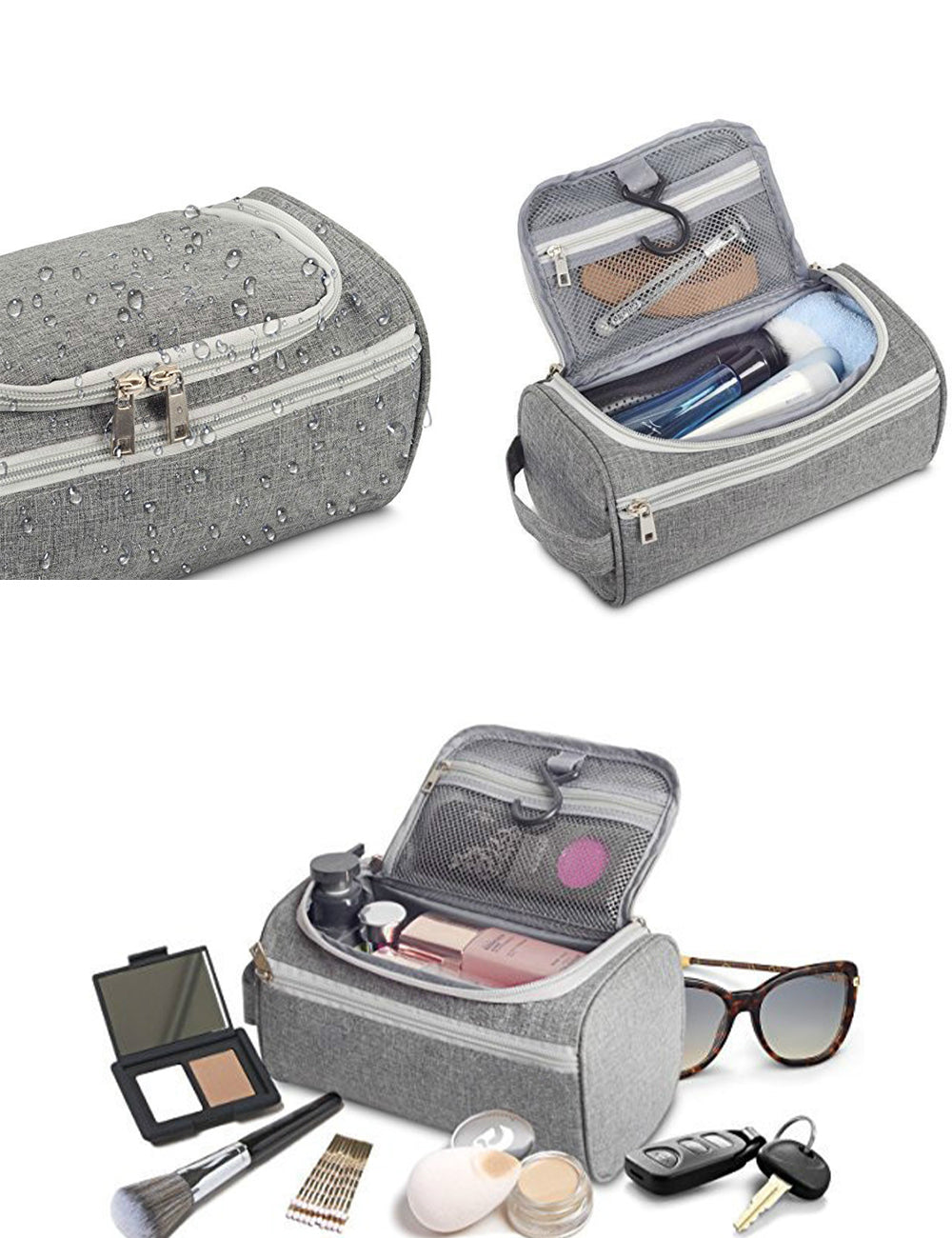 Custom Logo Portable Travel Toiletry Bag Cosmetic Bag | Premium Corporate Gifts and Custom Gifts