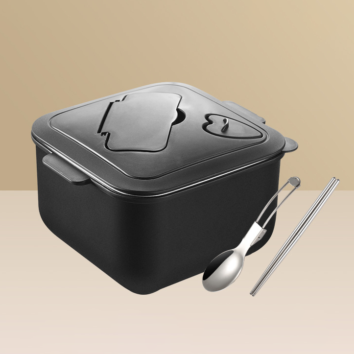 Custom Logo  304 Stainless Steel Portable Deepening Instant Noodle Bento Box | Premium Corporate Gifts and Custom Gifts