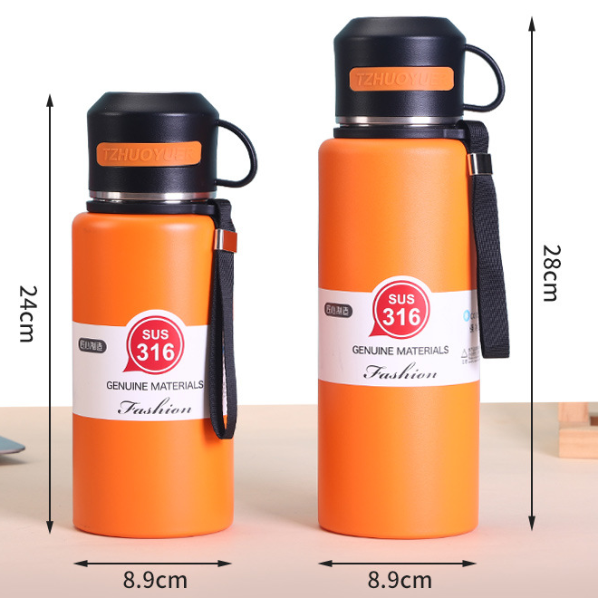 Custom Logo 316 Stainless Steel Insulated Tea Infuser Bottle | Premium Corporate Gifts and Custom Gifts