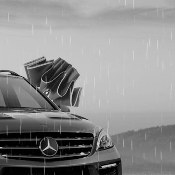 Custom Logo LED Light Folding Reverse Umbrella | Premium Corporate Gifts and Custom Gifts