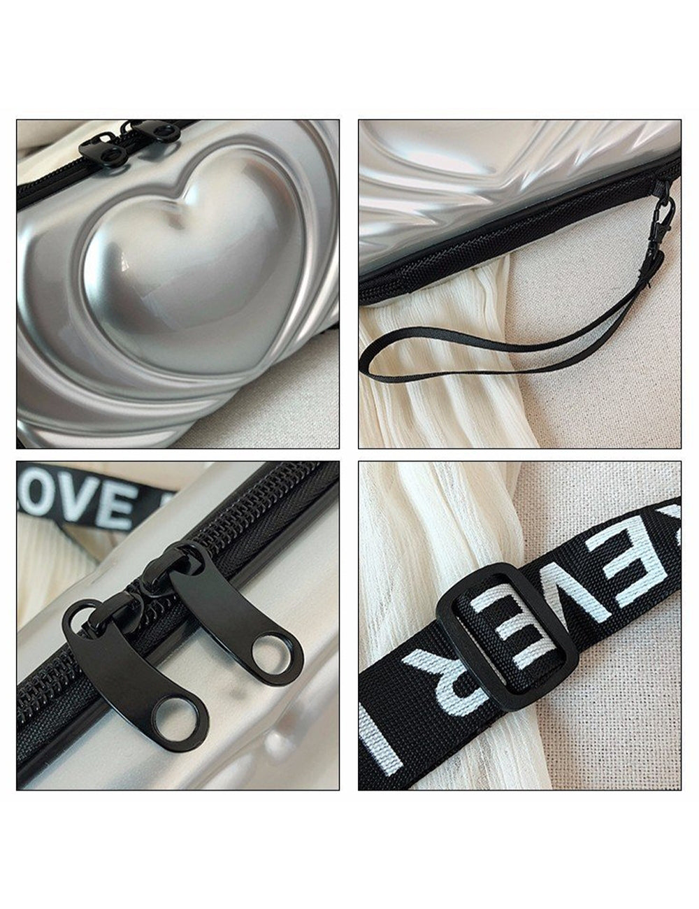 Custom Logo Love Travel Hard Shell Side Backpack | Premium Corporate Gifts and Custom Gifts