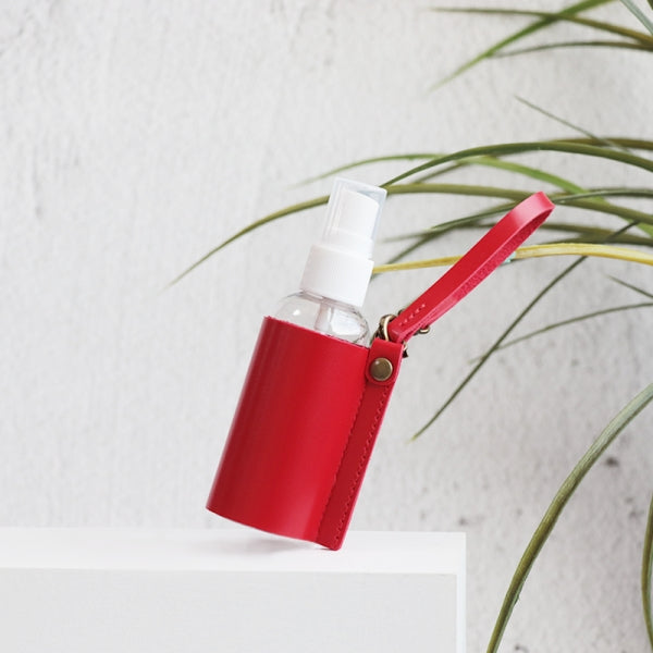 Custom Logo Leather Multi-Colored Cylindrical Spray Bottle Holster | Premium Corporate Gifts and Custom Gifts