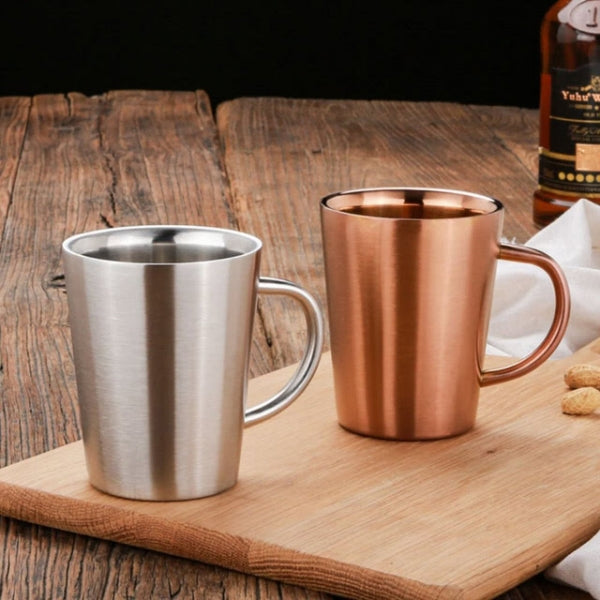 Custom Logo Stainless steel three-color coffee cup | Premium Corporate Gifts and Custom Gifts