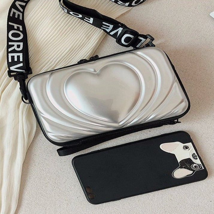 Custom Logo Love Travel Hard Shell Side Backpack | Premium Corporate Gifts and Custom Gifts