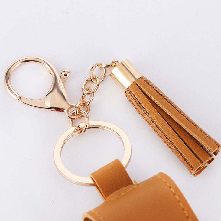 Custom Logo Tassel Alcohol Bottle Keychain 30ml | Premium Corporate Gifts and Custom Gifts