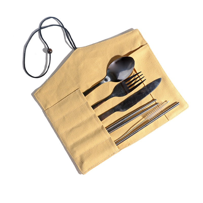 Custom Logo 6-Piece 304 Stainless Steel Cutlery Set | Premium Corporate Gifts and Custom Gifts