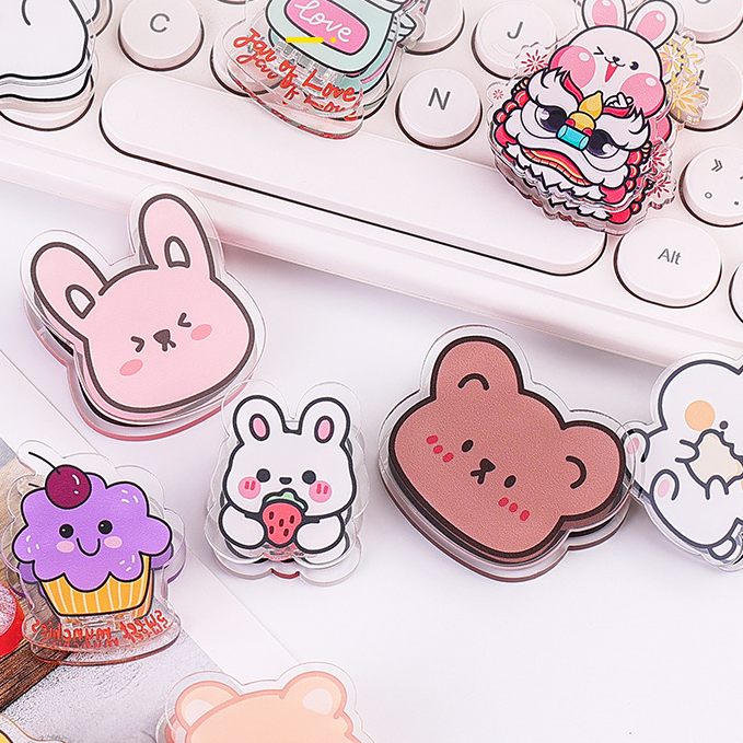 Custom Logo Acrylic Shaped Clip | Premium Corporate Gifts and Custom Gifts