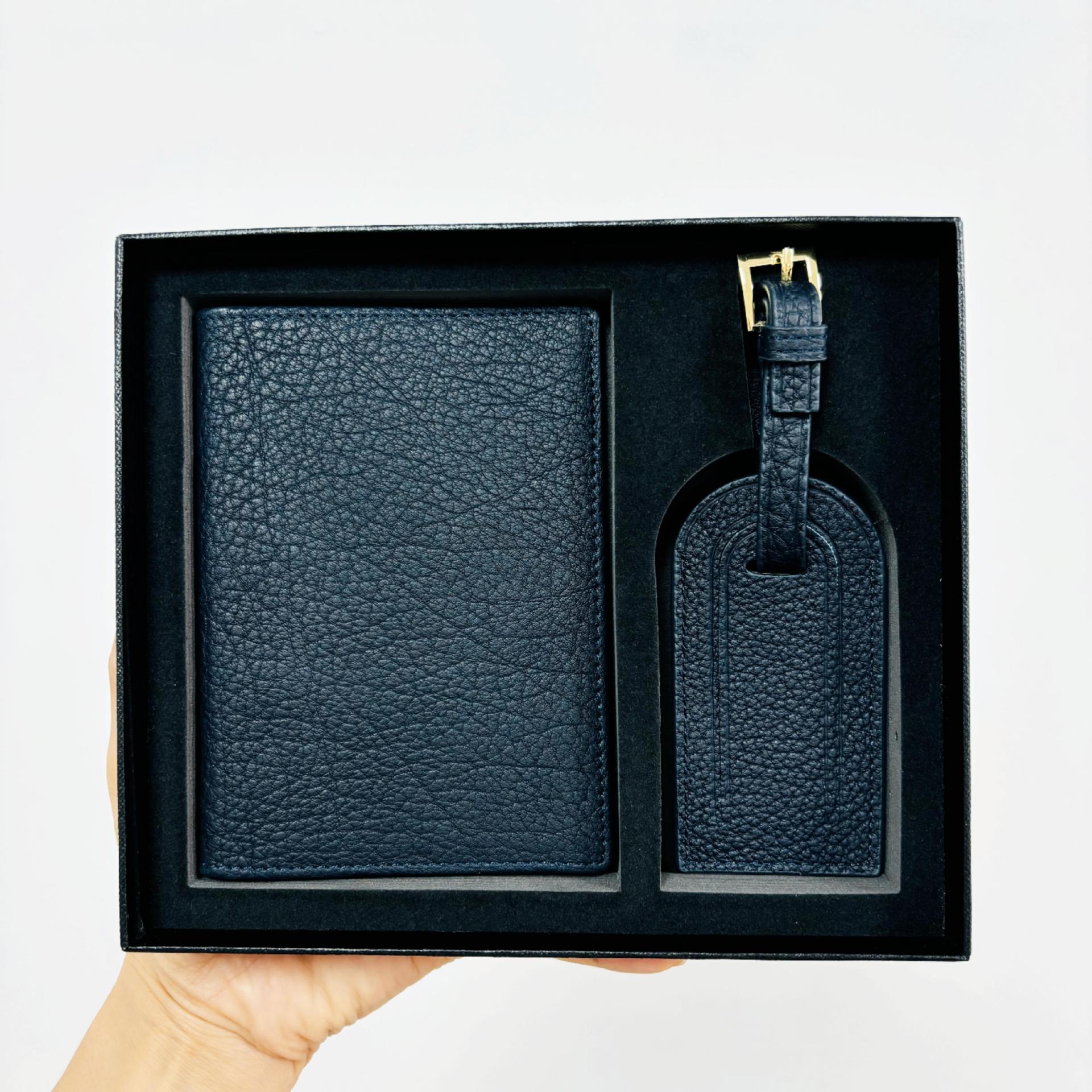 Custom Logo High-end leather simple travel gift box | Premium Corporate Gifts and Custom Gifts
