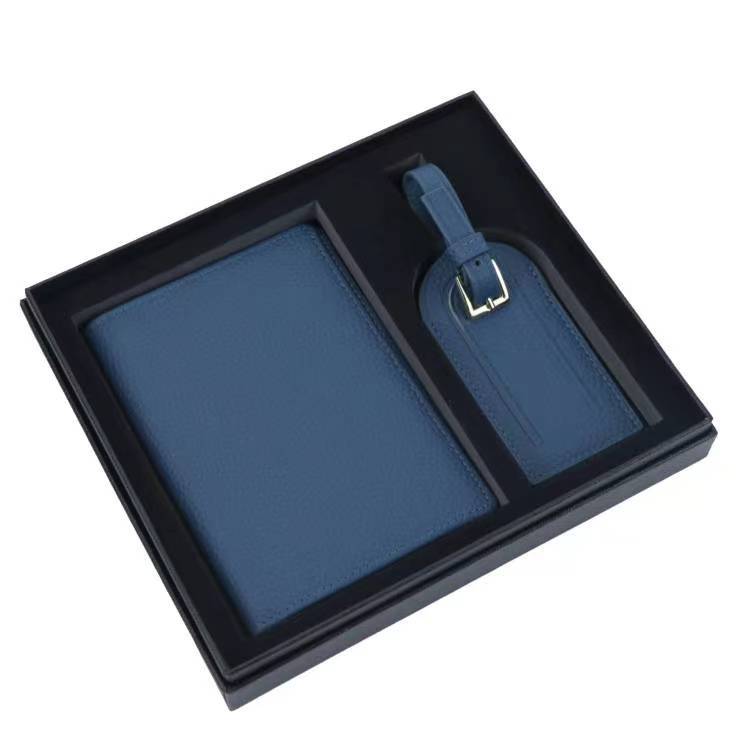 Custom Logo High-end leather simple travel gift box | Premium Corporate Gifts and Custom Gifts