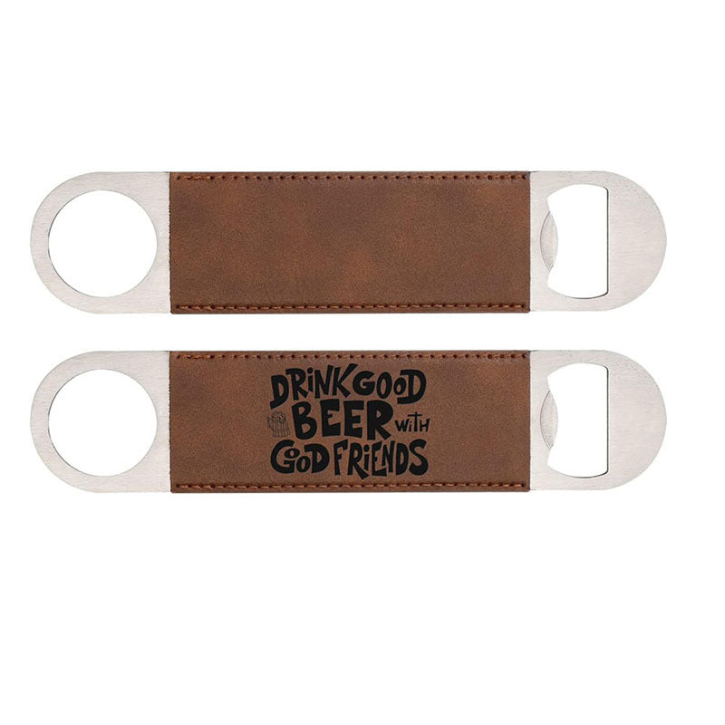 Custom Logo Leather Beer Bottle Opener | Premium Corporate Gifts and Custom Gifts