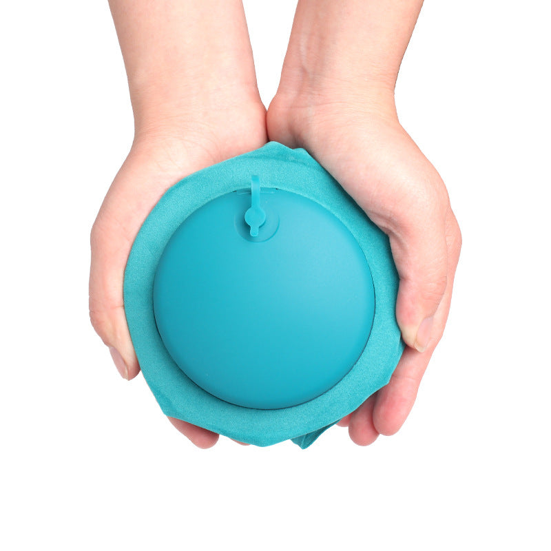 Custom Logo Press-type inflatable neck pillow (flocking) | Premium Corporate Gifts and Custom Gifts