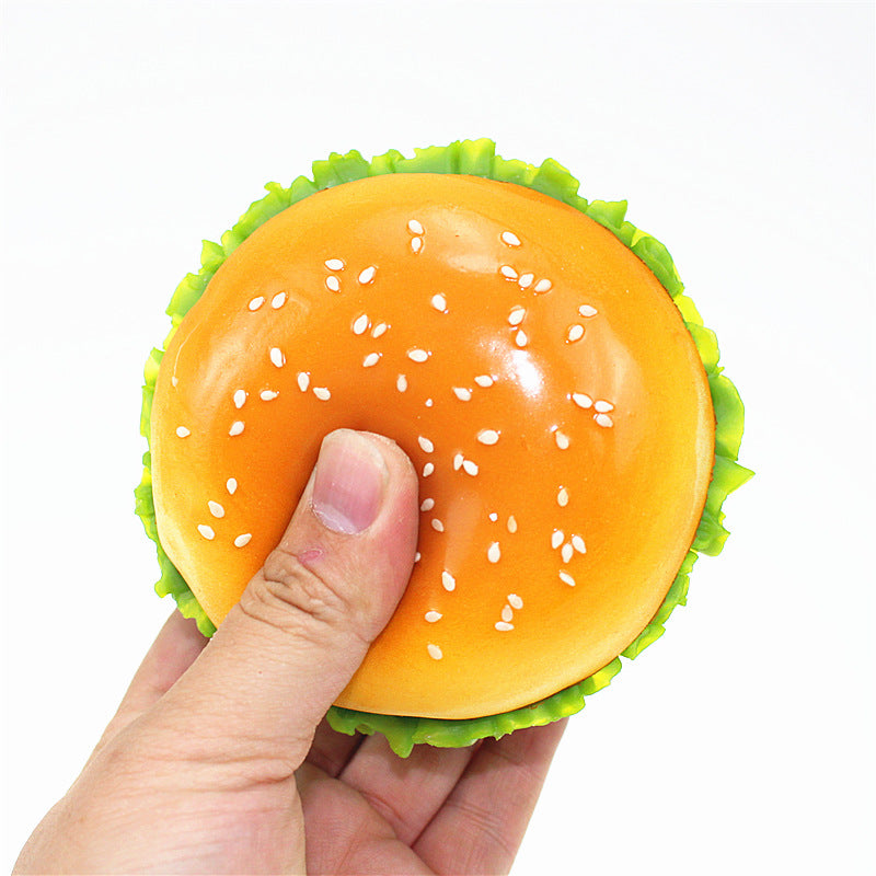 Custom Logo Simulated Hamburger Stress Relief Ball | Premium Corporate Gifts and Custom Gifts