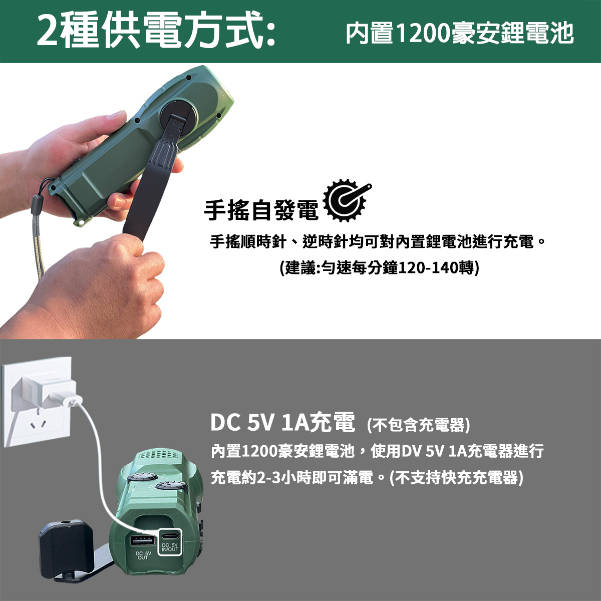 Custom Logo Hand-cranked power generation multi-functional flashlight | Premium Corporate Gifts and Custom Gifts