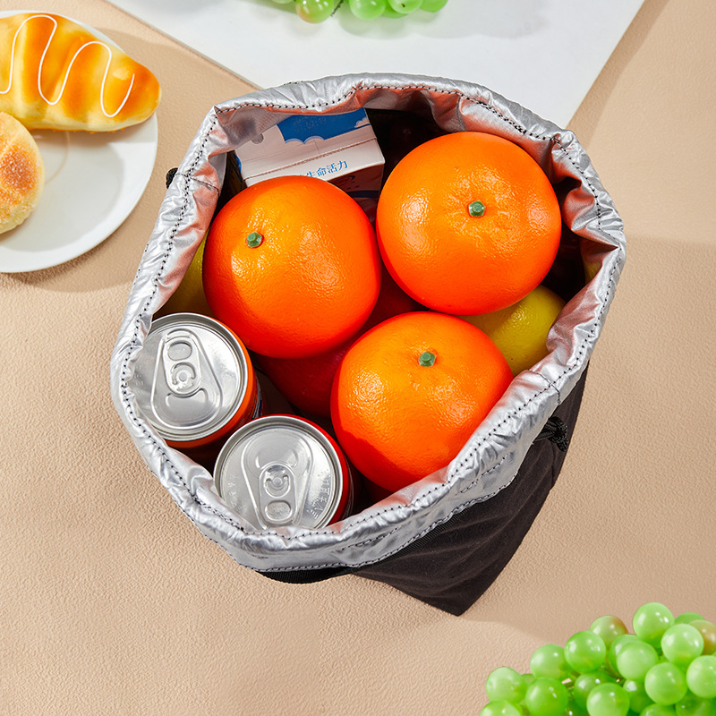 Custom Logo Japanese Canvas Drawstring Insulated Bag | Premium Corporate Gifts and Custom Gifts