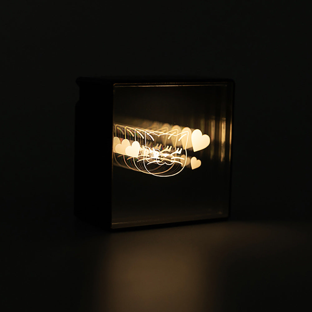 Custom Logo LED Infinity Mirror Light-Up Fridge Magnet | Premium Corporate Gifts and Custom Gifts