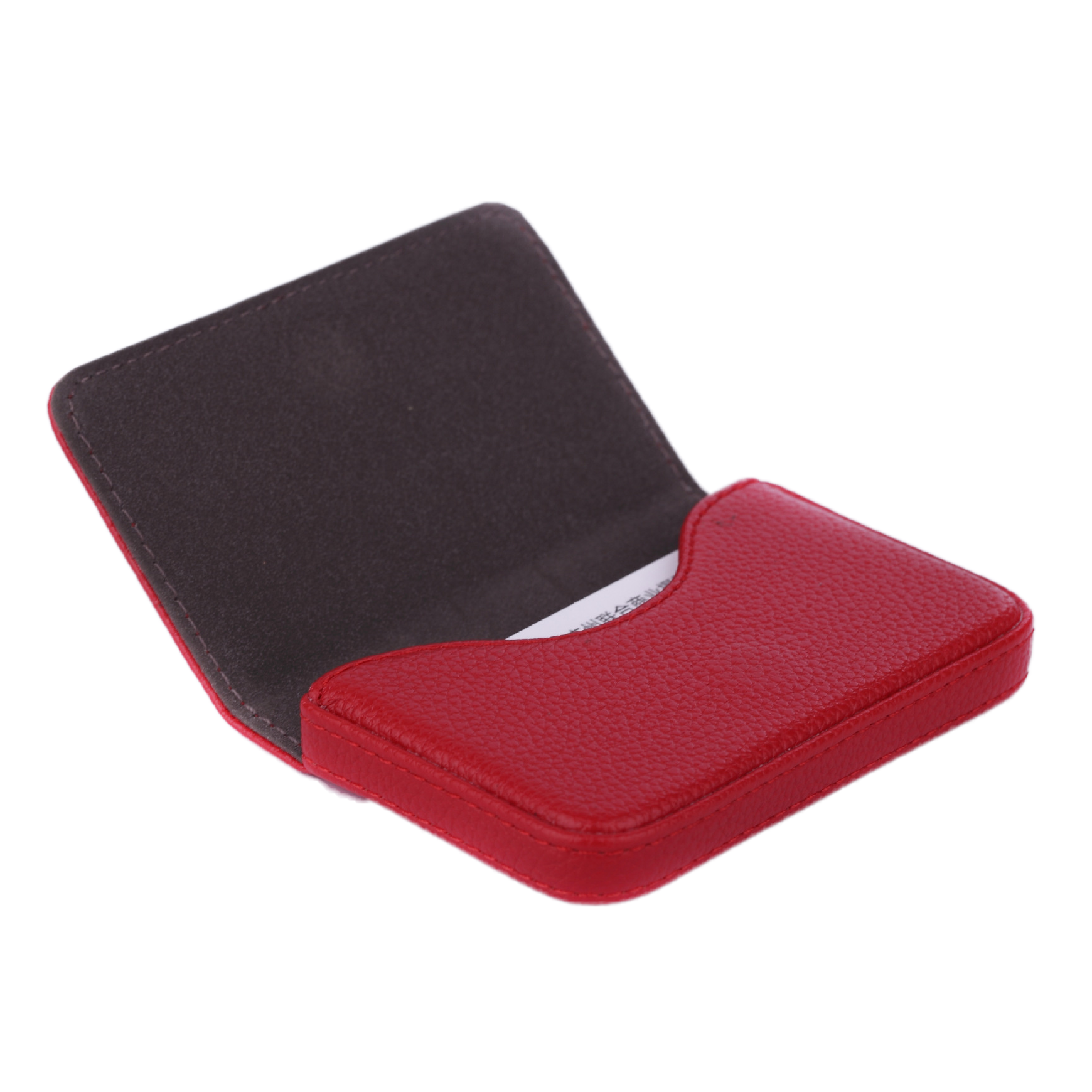 Custom Logo Textured leather magnetic business card holder | Premium Corporate Gifts and Custom Gifts