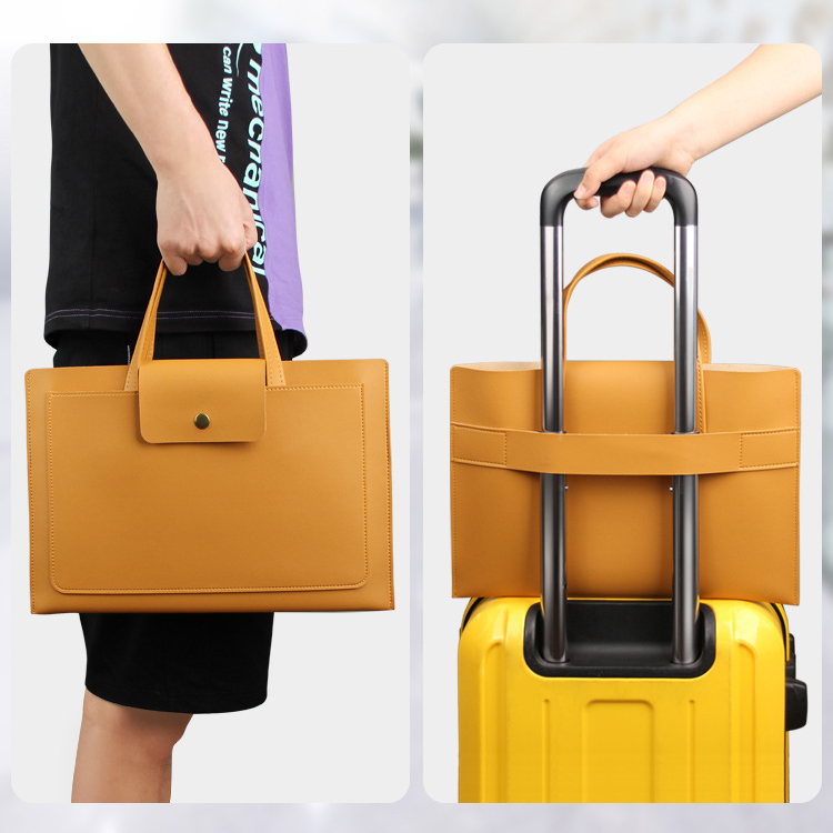 Custom Logo Leather Laptop Bag Briefcase | Premium Corporate Gifts and Custom Gifts