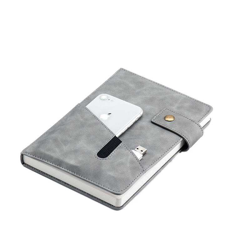 Custom Logo Copper Buckle Storage Clip Notebook | Premium Corporate Gifts and Custom Gifts