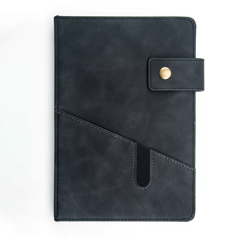 Custom Logo Copper Buckle Storage Clip Notebook | Premium Corporate Gifts and Custom Gifts