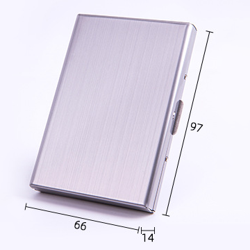 Custom Logo Simple Aluminum Alloy Business Card Holder | Premium Corporate Gifts and Custom Gifts