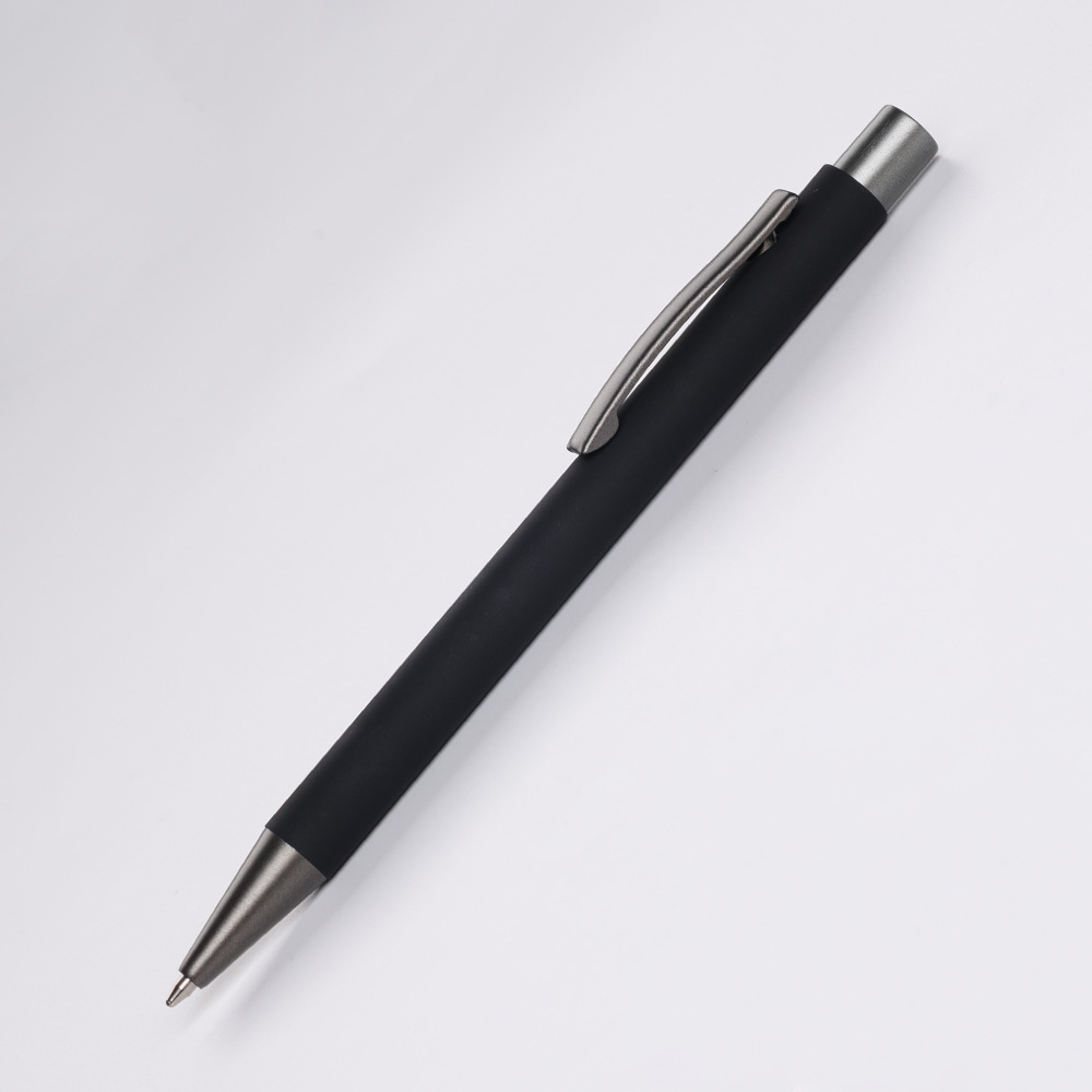 Custom Logo Metal Pressing Rubber Advertising Pen | Premium Corporate Gifts and Custom Gifts