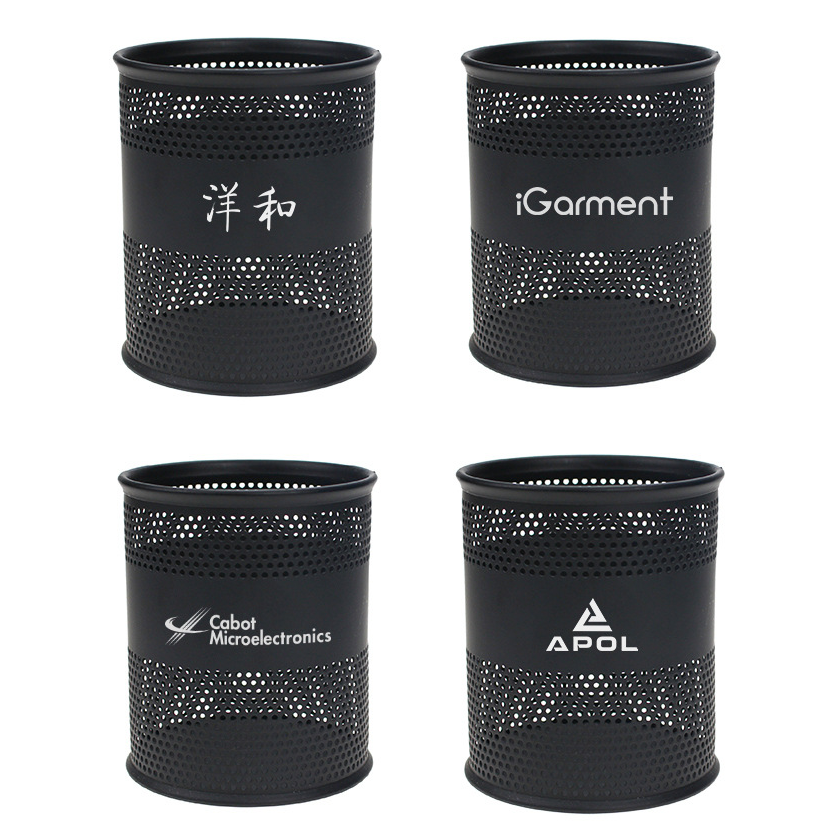 Custom Logo Office Iron Pen Holder | Premium Corporate Gifts and Custom Gifts