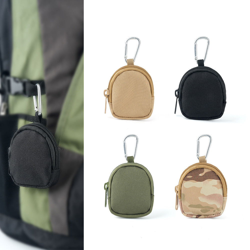 Custom Logo Mini Round Compact Clip-On Coin Purse | Premium Corporate Gifts and Custom Gifts