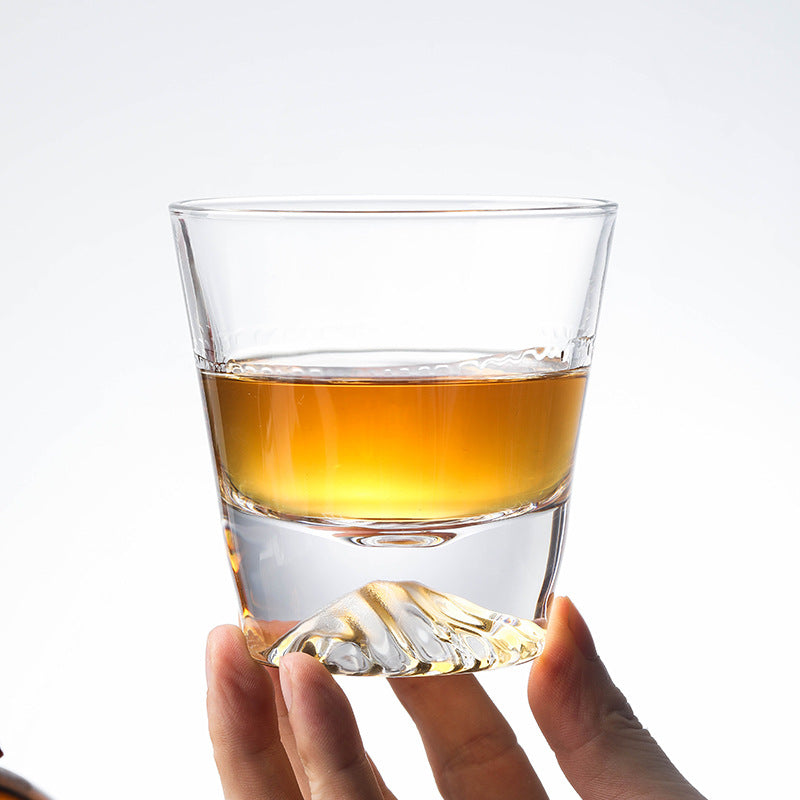 Custom Logo Mt. Fuji Glass Mountain Viewing Cup | Premium Corporate Gifts and Custom Gifts