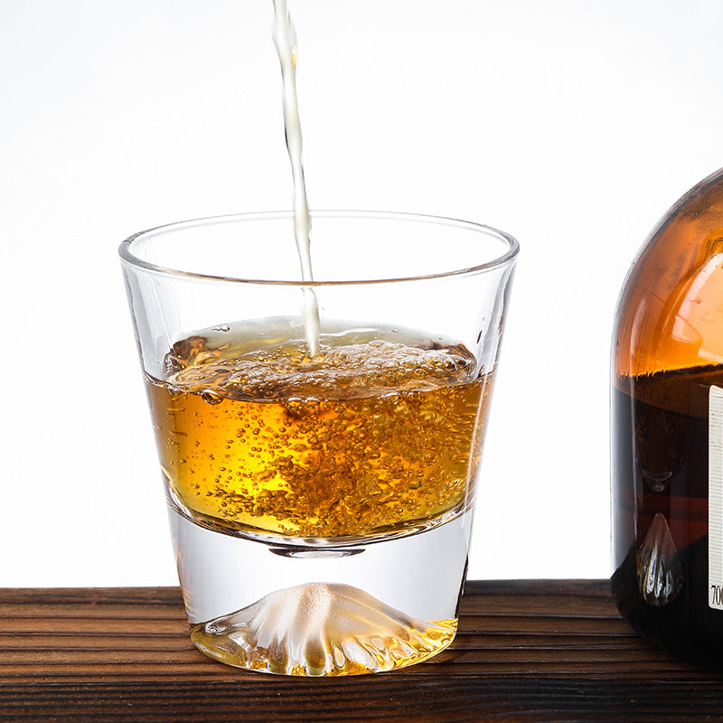 Custom Logo Mt. Fuji Glass Mountain Viewing Cup | Premium Corporate Gifts and Custom Gifts