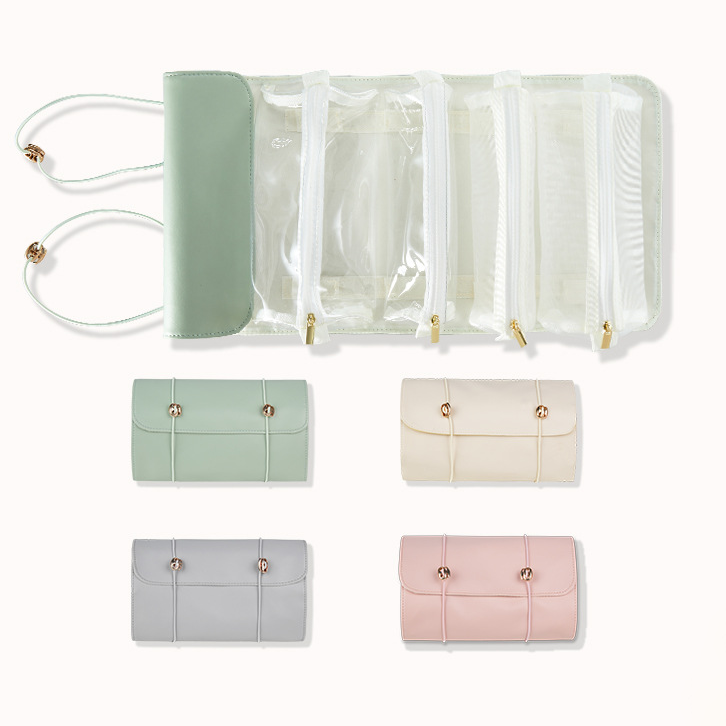 Custom Logo ins-style travel large capacity four-in-one cosmetic bag | Premium Corporate Gifts and Custom Gifts