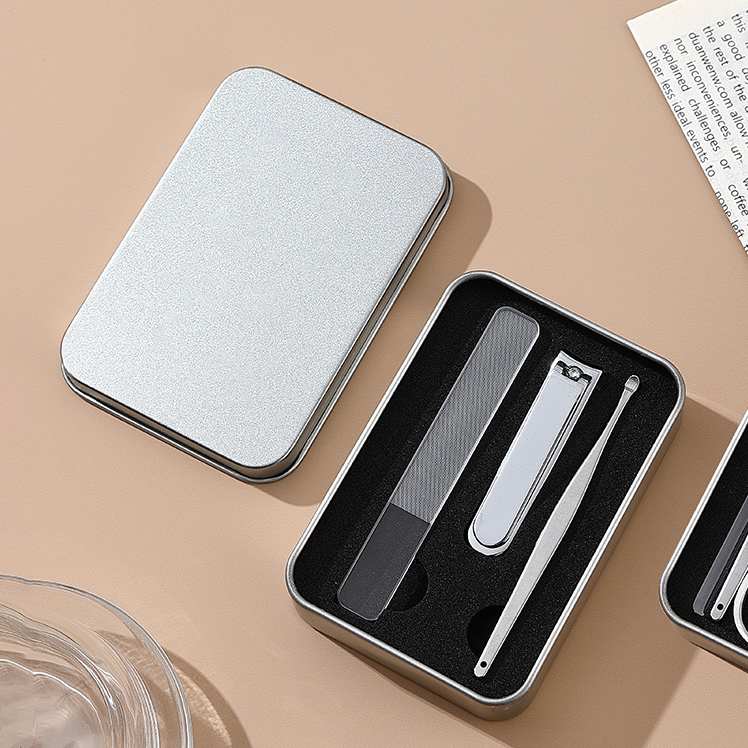 Custom Logo Nail clipper tin box set | Premium Corporate Gifts and Custom Gifts