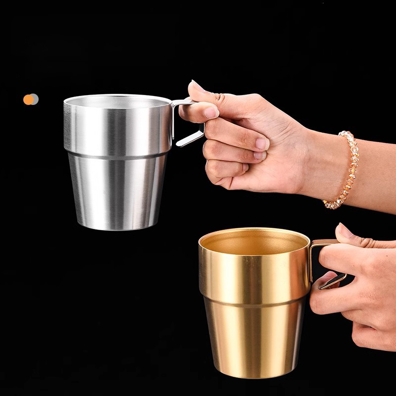 Custom Logo Stainless Steel Camping Stacking Cup | Premium Corporate Gifts and Custom Gifts
