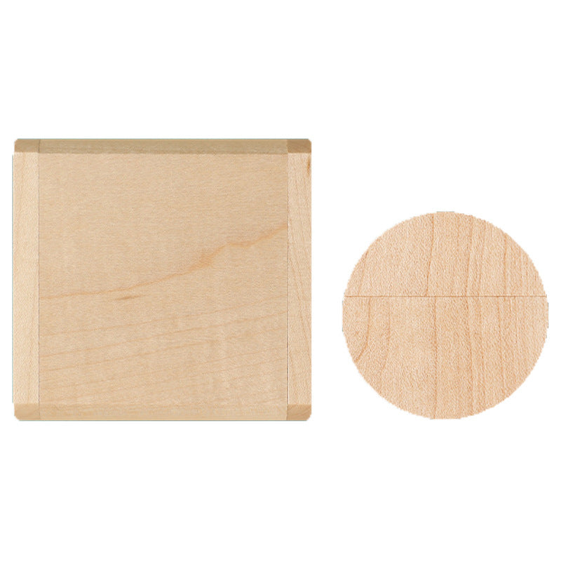 Custom Logo Round Magnetic Wooden Flash Drive | Premium Corporate Gifts and Custom Gifts