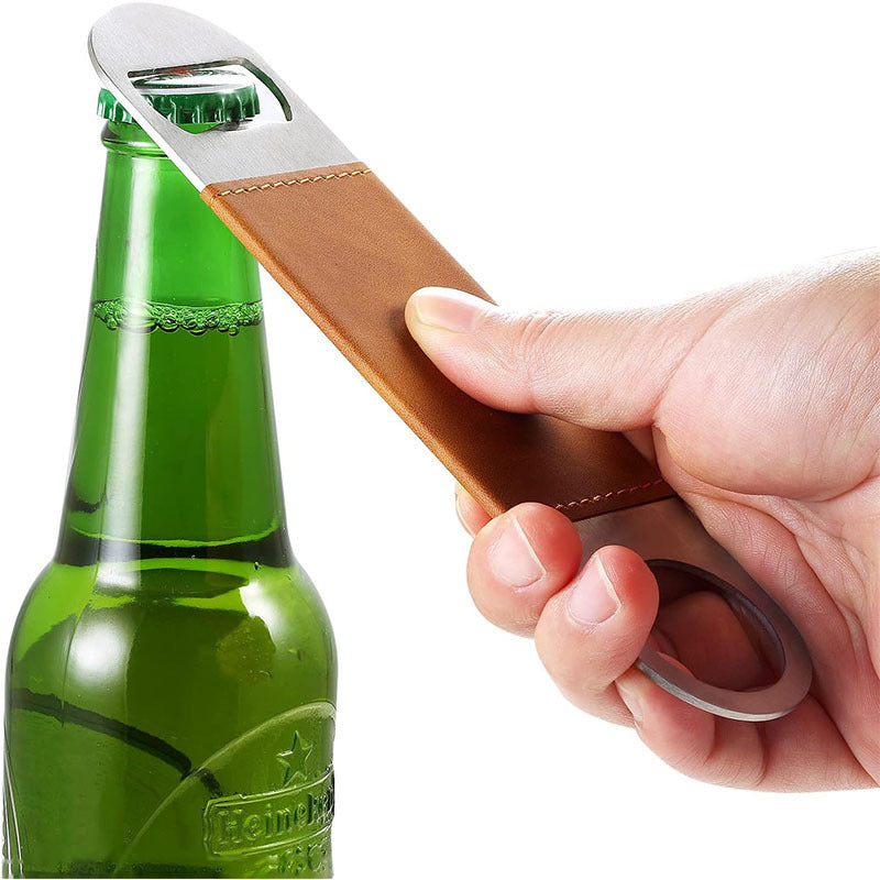 Custom Logo Leather Beer Bottle Opener | Premium Corporate Gifts and Custom Gifts