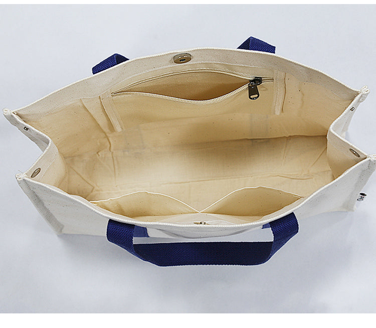 Custom Logo Large Capacity Shoulder Carry Canvas Bag | Premium Corporate Gifts and Custom Gifts