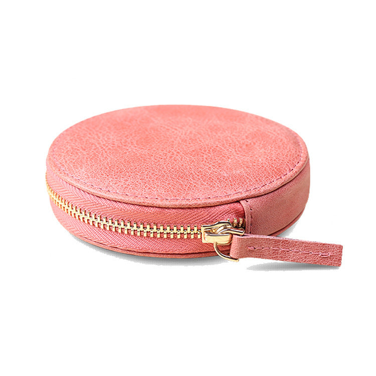 Custom Logo PU Leather Round Coin Purse | Premium Corporate Gifts and Custom Gifts