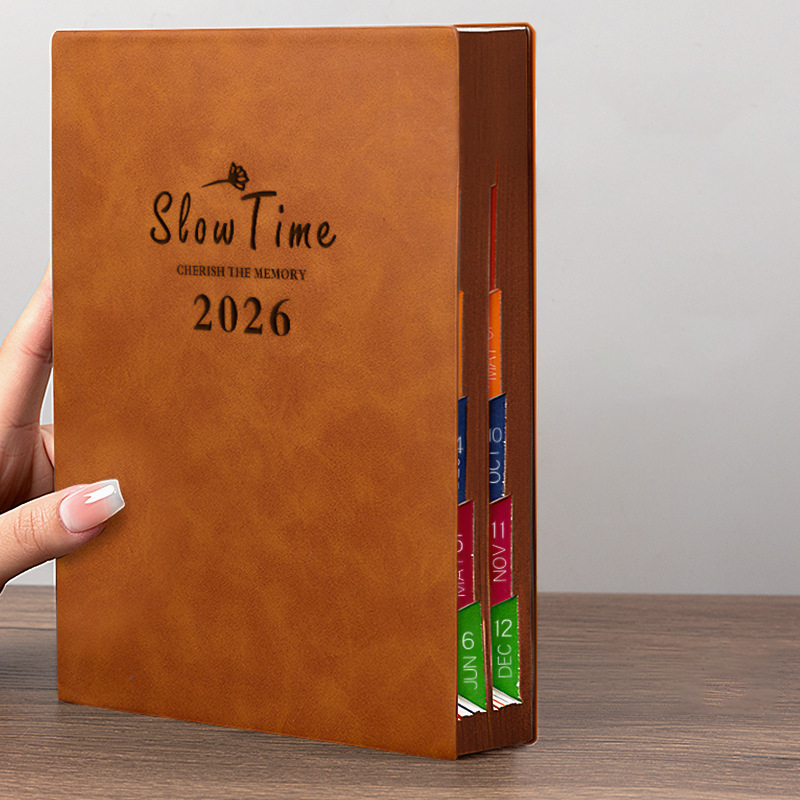 A5 Time Management Business Diary Notebook printed with a company logo, corporate gift