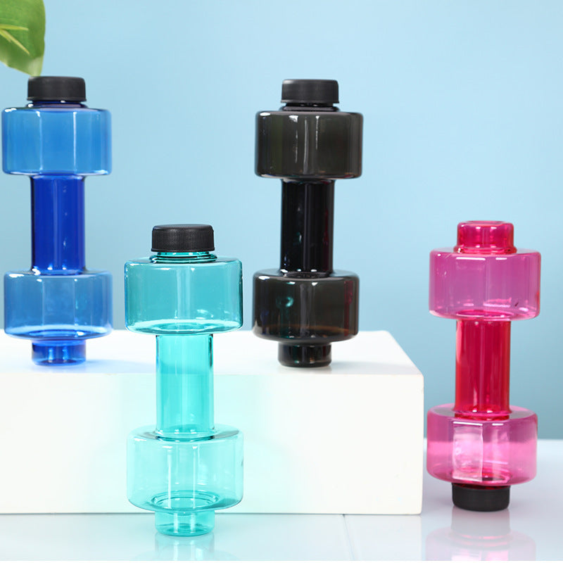 Custom Logo Creative dumbbell-shaped water bottle | Premium Corporate Gifts and Custom Gifts