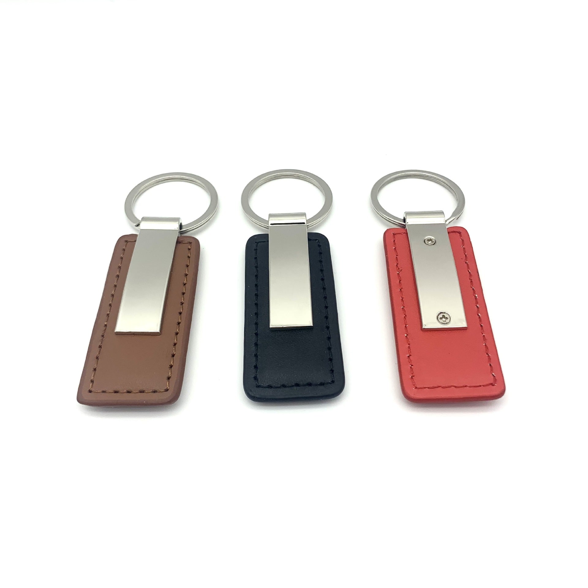 Custom Logo Leather Iron Keychain | Premium Corporate Gifts and Custom Gifts