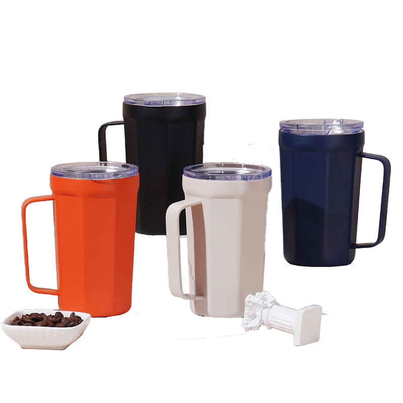 Custom Logo Portable Handle Stainless Steel Cup | Premium Corporate ...