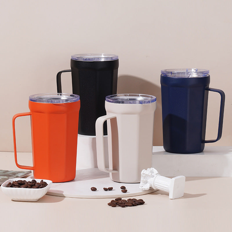 Portable Handle Stainless Steel Cup, view 2 of 5