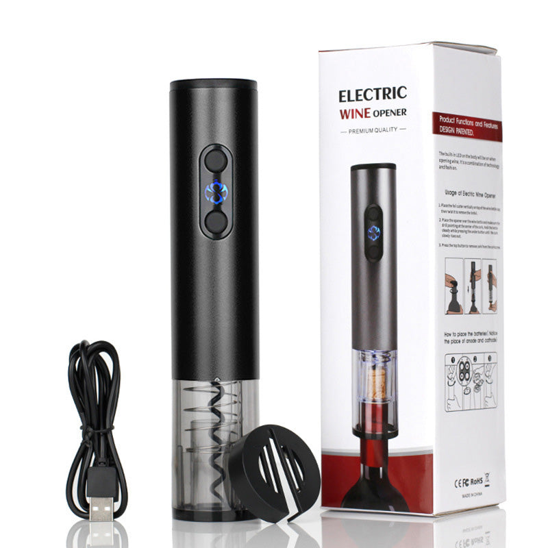 Custom Logo Electric Red Wine Bottle Opener | Premium Corporate Gifts and Custom Gifts