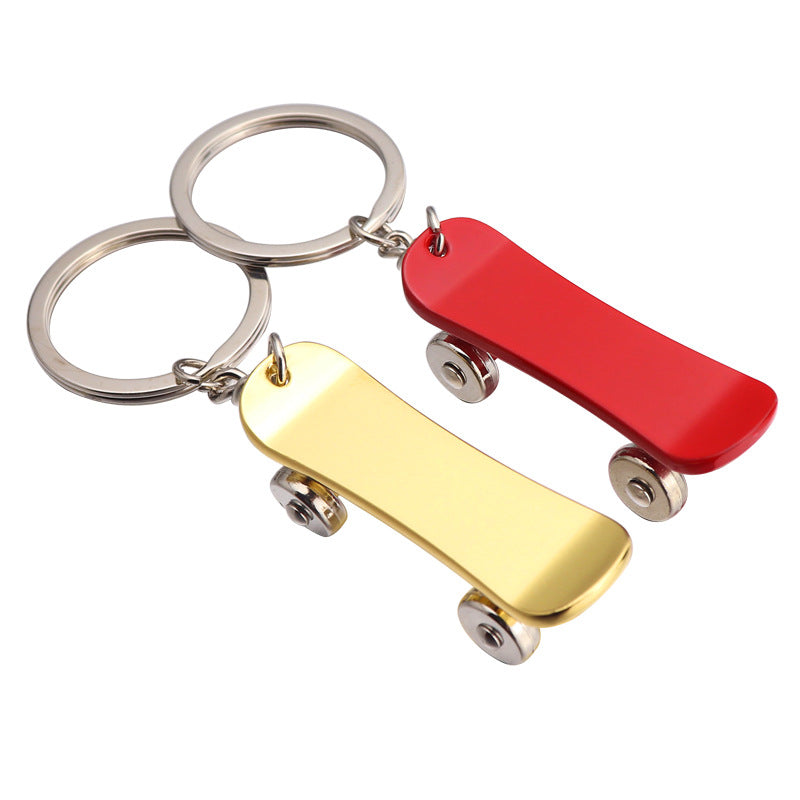 Custom Logo Metal skateboard-shaped keychain | Premium Corporate Gifts and Custom Gifts